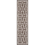 Safavieh Dhurries 621 Rug, DHU621 - Chocolate / Ivory