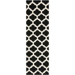 Safavieh Dhurries 623 Rug, DHU623 - Black / Ivory