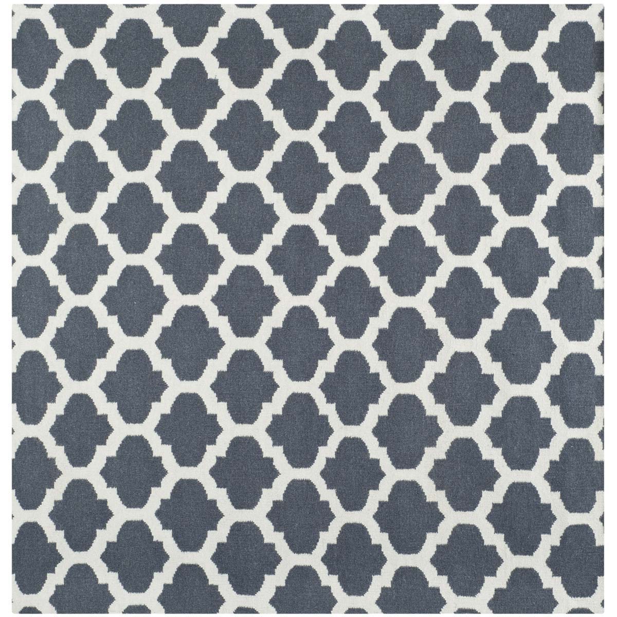 Safavieh Dhurries 623 Rug, DHU623 - Blue / Ivory