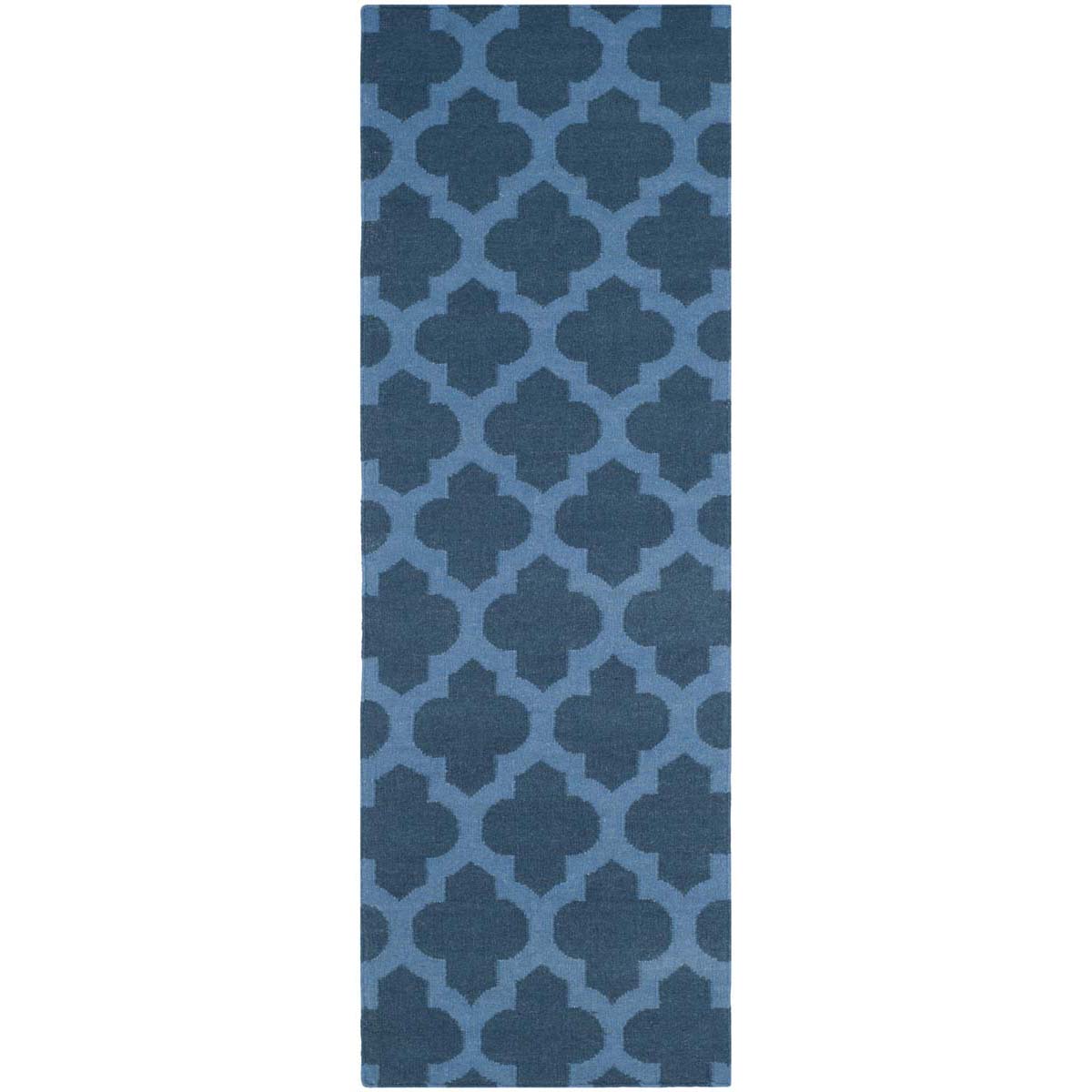 Safavieh Dhurries 623 Rug, DHU623 - Ink / Blue