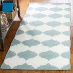 Safavieh Dhurries 624 Rug, DHU624 - Blue / Ivory