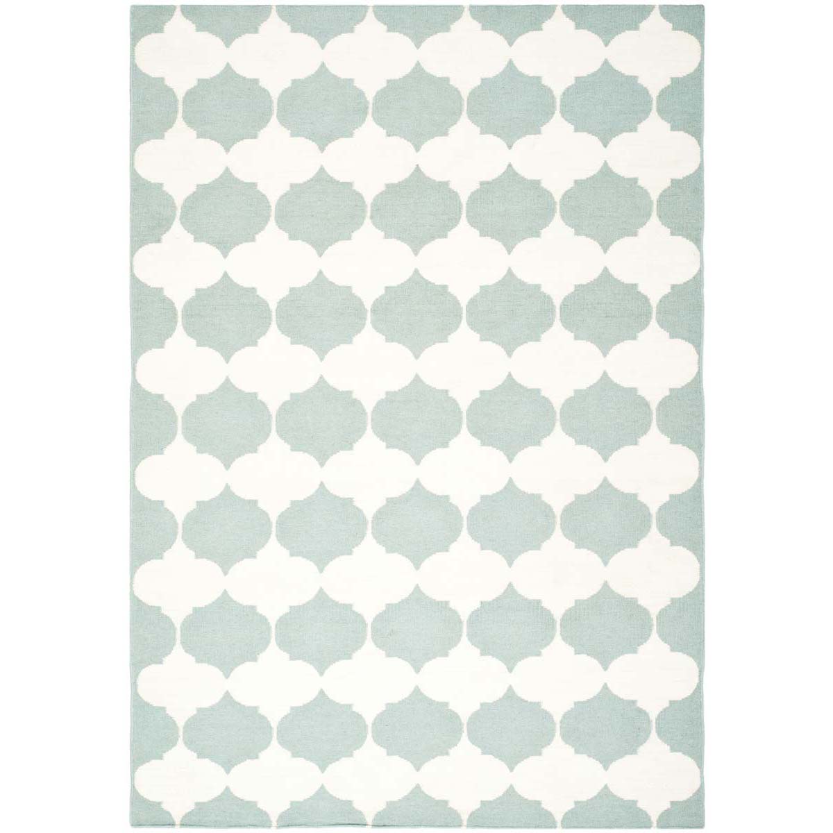 Safavieh Dhurries 624 Rug, DHU624 - Blue / Ivory