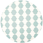 Safavieh Dhurries 624 Rug, DHU624 - Blue / Ivory