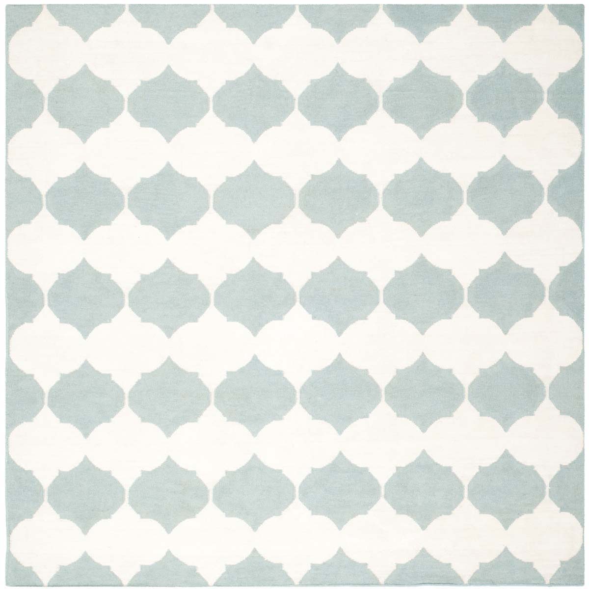 Safavieh Dhurries 624 Rug, DHU624 - Blue / Ivory