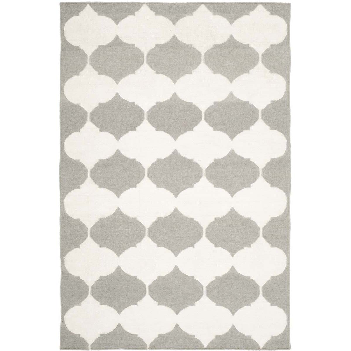 Safavieh Dhurries 624 Rug, DHU624 - Grey / Ivory