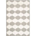 Safavieh Dhurries 624 Rug, DHU624 - Grey / Ivory