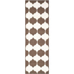 Safavieh Dhurries 624 Rug, DHU624 - Brown / Ivory