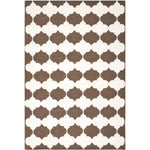 Safavieh Dhurries 624 Rug, DHU624 - Brown / Ivory