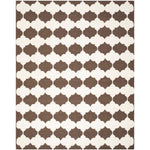 Safavieh Dhurries 624 Rug, DHU624 - Brown / Ivory