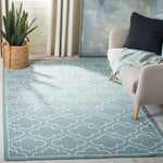 Safavieh Dhurries 625 Rug, DHU625 - Blue / Ivory