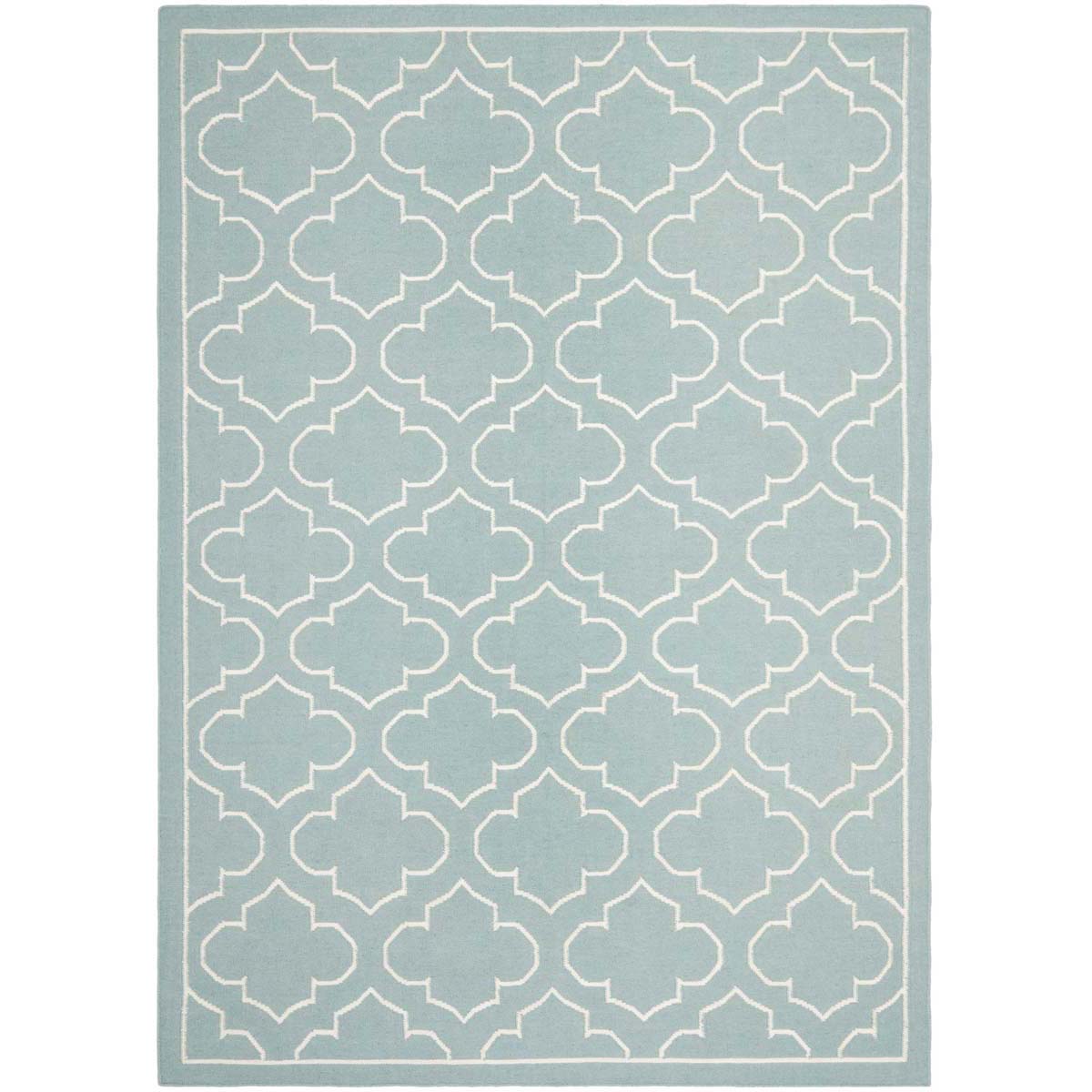 Safavieh Dhurries 625 Rug, DHU625 - Blue / Ivory