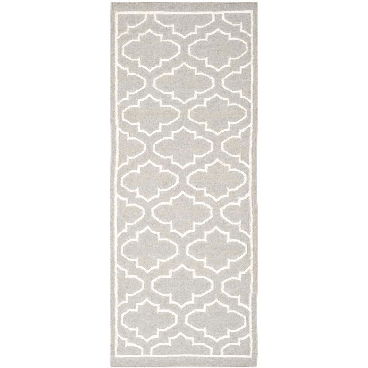 Safavieh Dhurries 625 Rug, DHU625 - Grey / Ivory