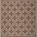 Safavieh Dhurries 625 Rug, DHU625 - Brown / Ivory