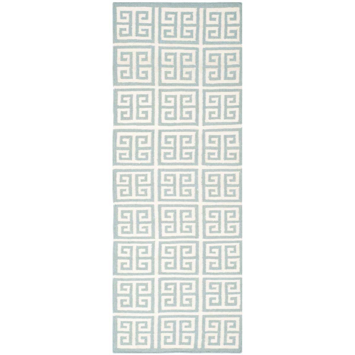 Safavieh Dhurries 626 Rug, DHU626 - Blue / Ivory