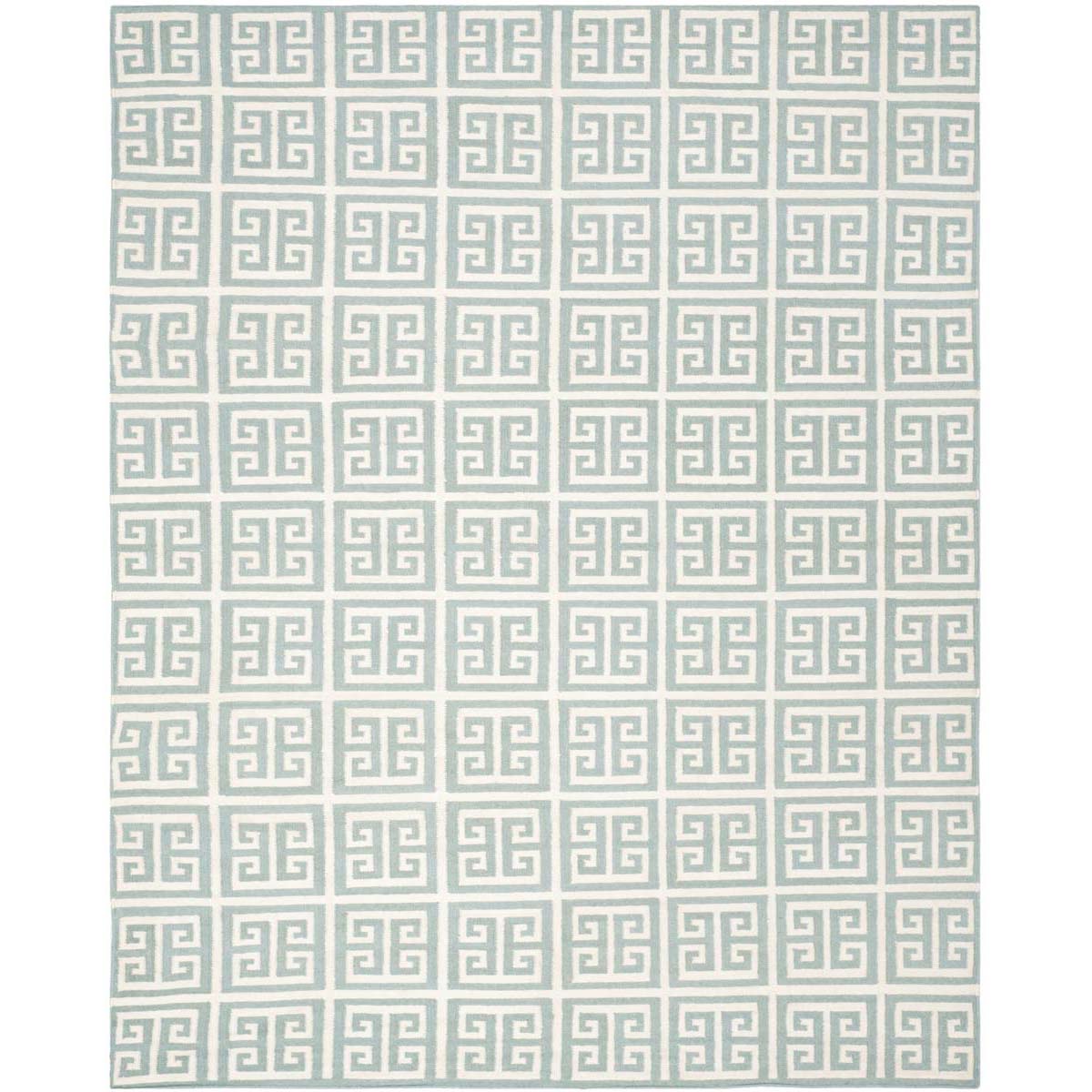 Safavieh Dhurries 626 Rug, DHU626 - Blue / Ivory