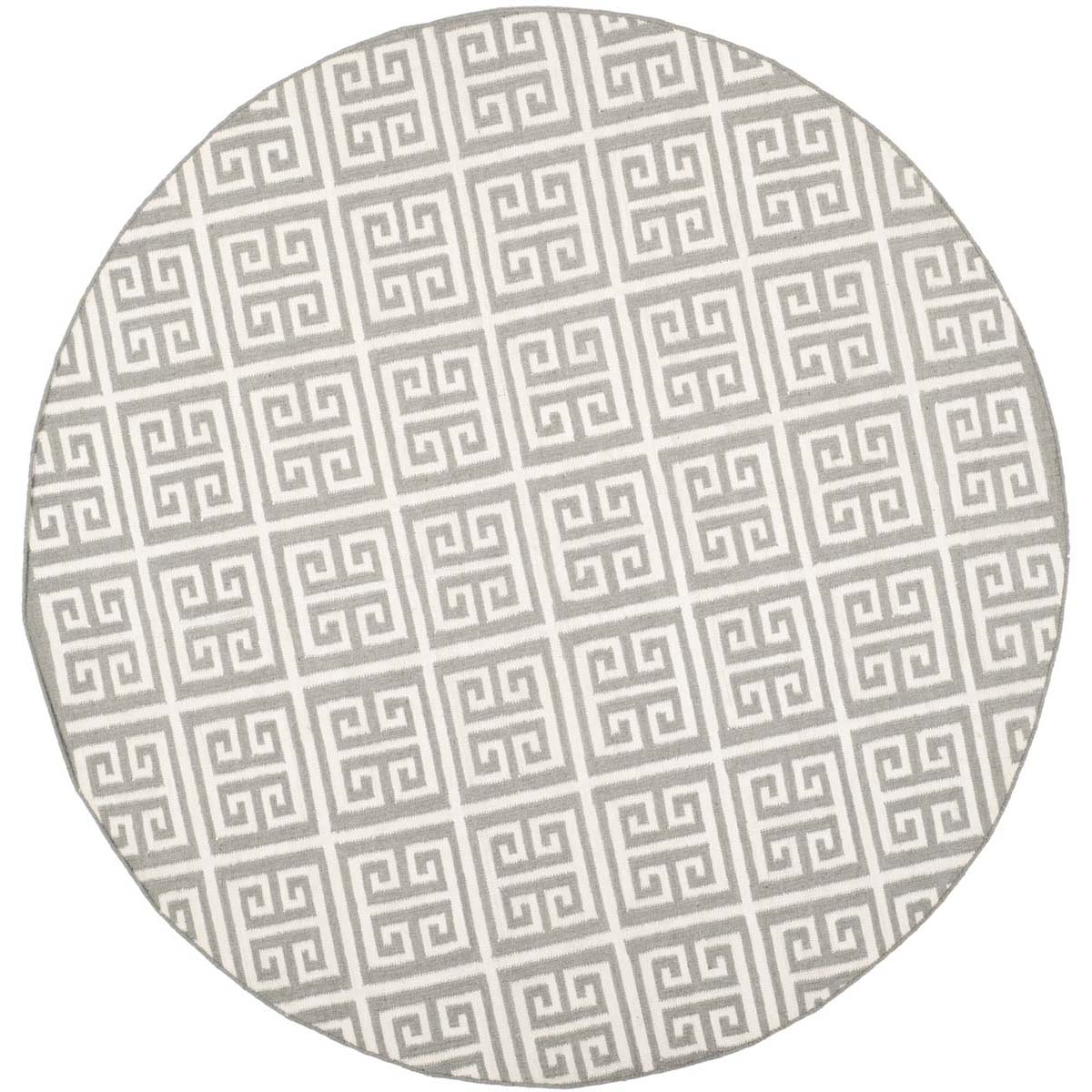 Safavieh Dhurries 626 Rug, DHU626 - Grey / Ivory