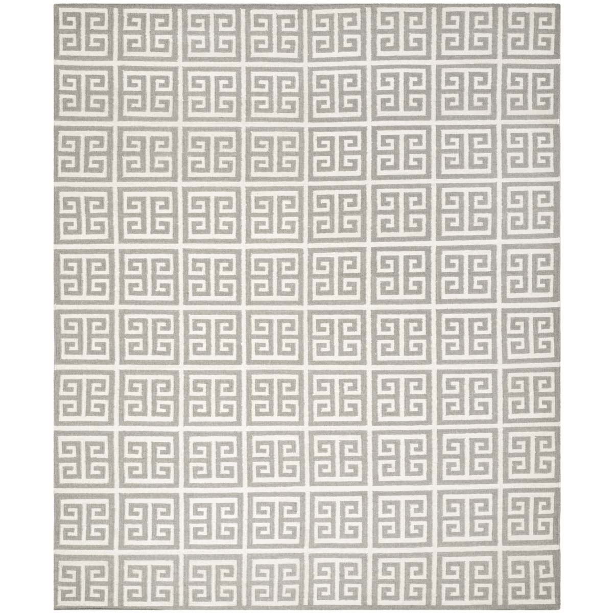 Safavieh Dhurries 626 Rug, DHU626 - Grey / Ivory