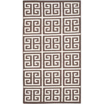 Safavieh Dhurries 626 Rug, DHU626 - Brown / Ivory