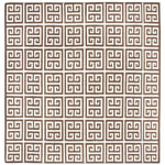 Safavieh Dhurries 626 Rug, DHU626 - Brown / Ivory