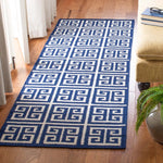 Safavieh Dhurries 626 Rug, DHU626 - Navy / Ivory