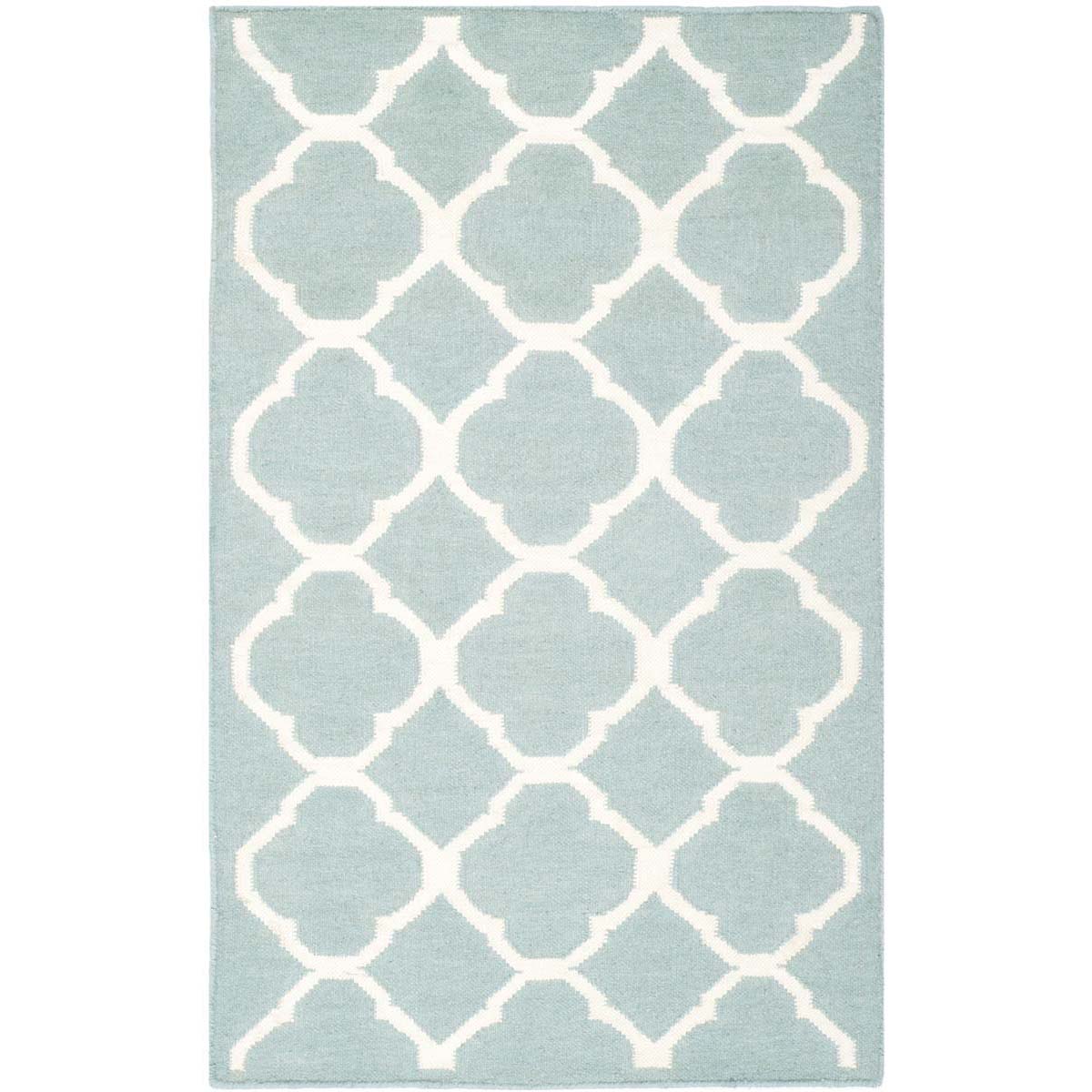 Safavieh Dhurries 627 Rug, DHU627 - Blue / Ivory