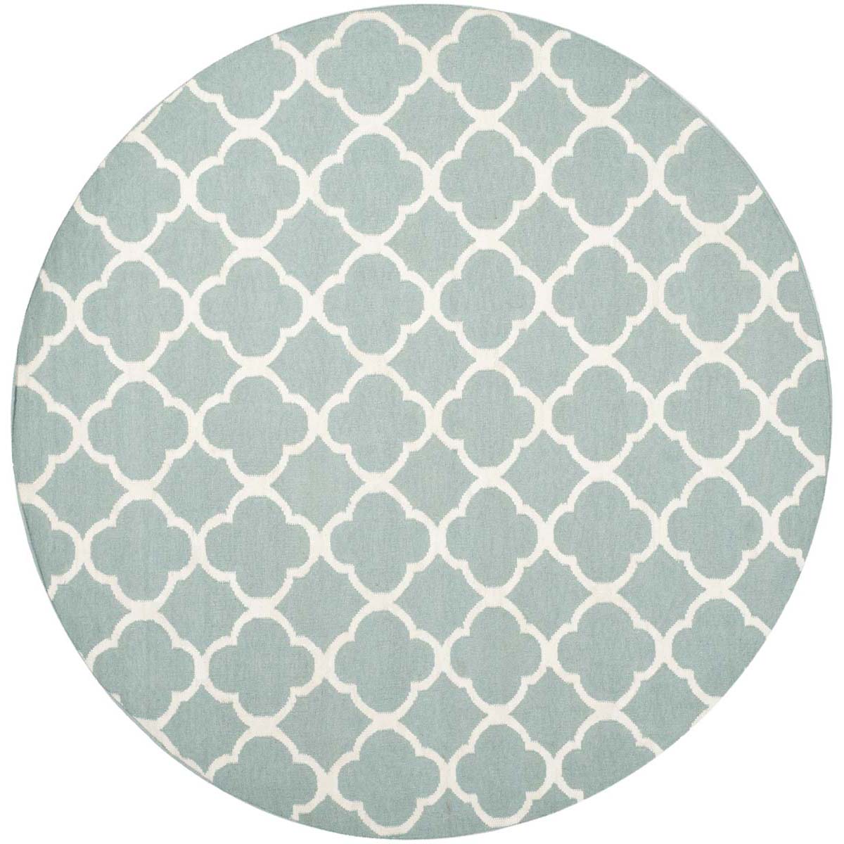 Safavieh Dhurries 627 Rug, DHU627 - Blue / Ivory