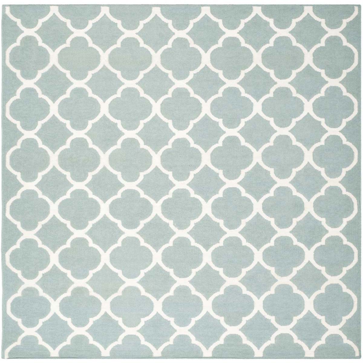 Safavieh Dhurries 627 Rug, DHU627 - Blue / Ivory