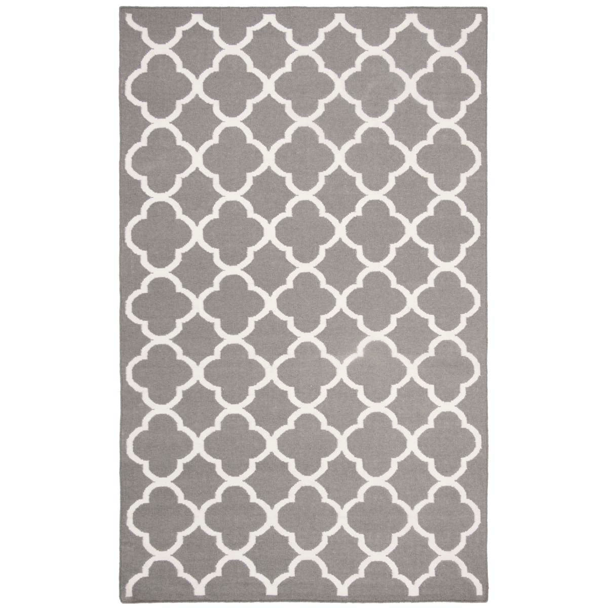 Safavieh Dhurries 627 Rug, DHU627 - Grey / Ivory