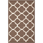 Safavieh Dhurries 627 Rug, DHU627 - Brown / Ivory