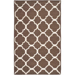 Safavieh Dhurries 627 Rug, DHU627 - Brown / Ivory