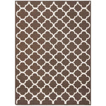 Safavieh Dhurries 627 Rug, DHU627 - Brown / Ivory