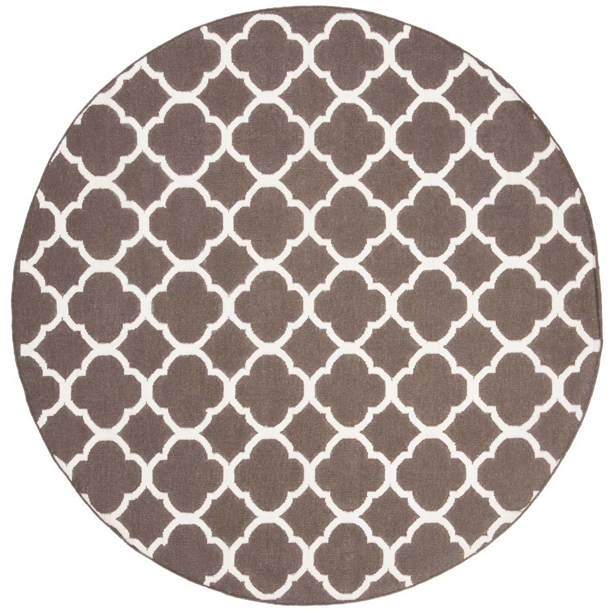 Safavieh Dhurries 627 Rug, DHU627 - Brown / Ivory