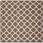 Safavieh Dhurries 627 Rug, DHU627 - Brown / Ivory