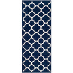 Safavieh Dhurries 627 Rug, DHU627 - Navy / Ivory