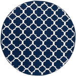 Safavieh Dhurries 627 Rug, DHU627 - Navy / Ivory