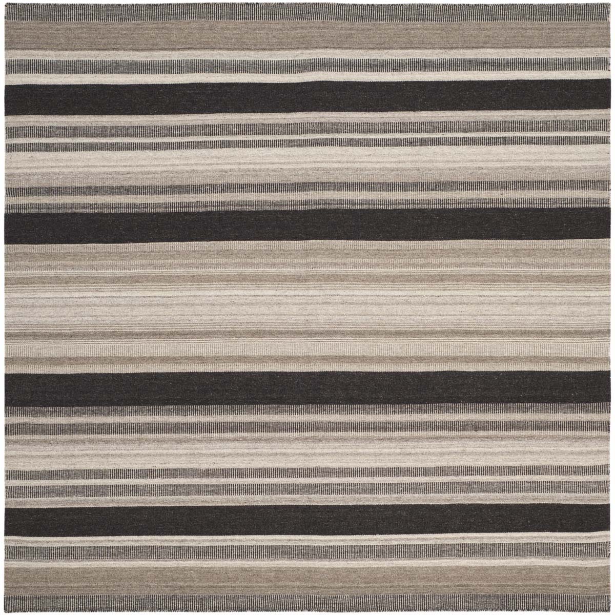 Safavieh Dhurries 628 Rug, DHU628 - Natural / Black