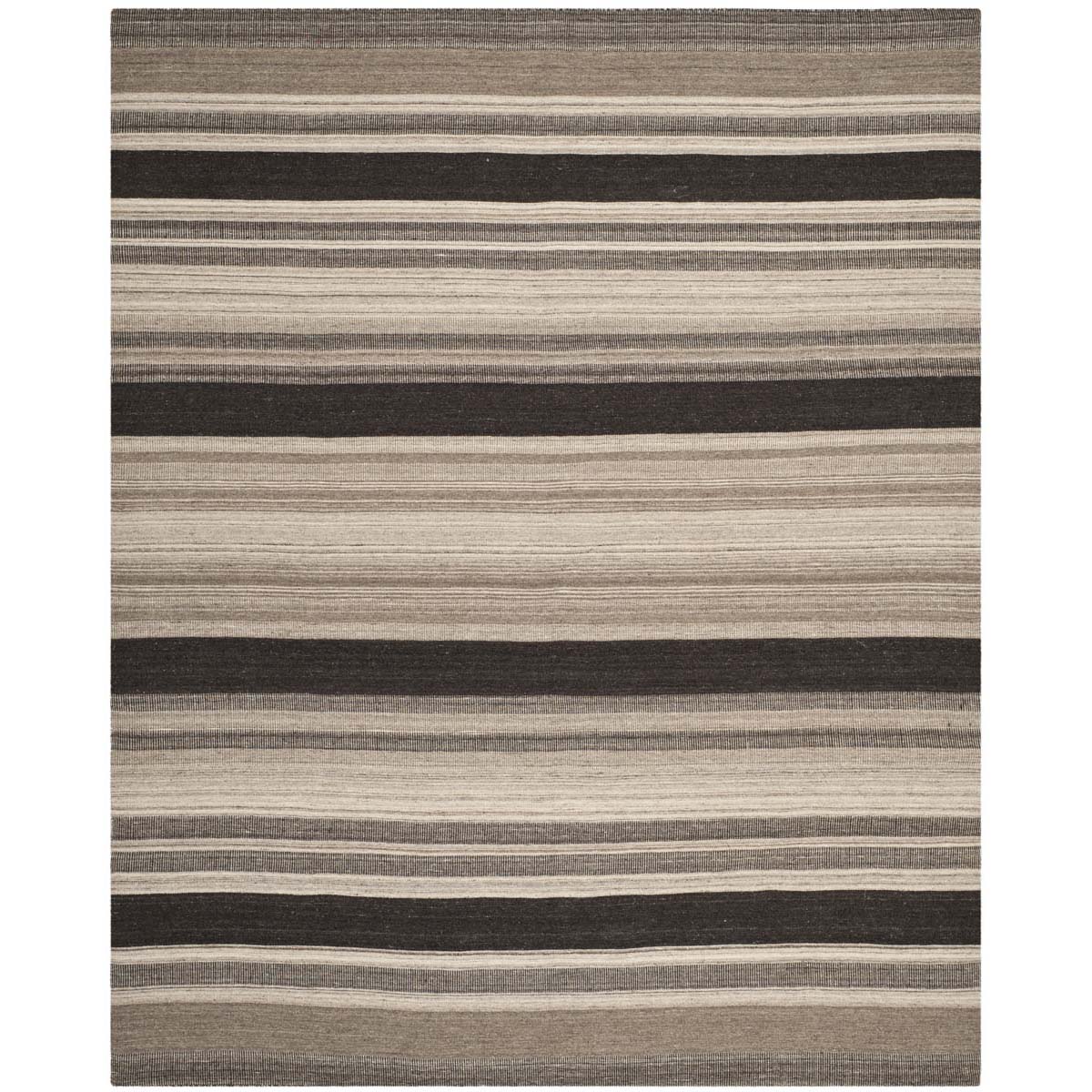 Safavieh Dhurries 628 Rug, DHU628 - Natural / Black