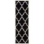 Safavieh Dhurries 632 Rug, DHU632 - Black / Ivory