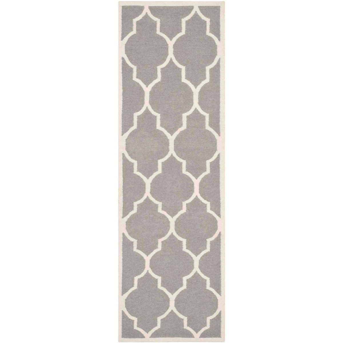 Safavieh Dhurries 632 Rug, DHU632 - Grey / Ivory