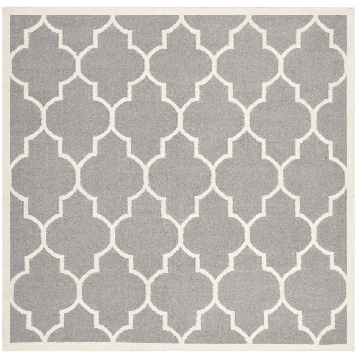 Safavieh Dhurries 632 Rug, DHU632 - Grey / Ivory