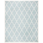 Safavieh Dhurries 632 Rug, DHU632 - Light Blue / Ivory