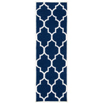 Safavieh Dhurries 632 Rug, DHU632 - Navy / Ivory