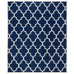 Safavieh Dhurries 632 Rug, DHU632 - Navy / Ivory