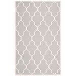 Safavieh Dhurries 632 Rug, DHU632 - Dark Grey / Ivory