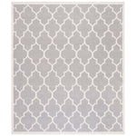 Safavieh Dhurries 632 Rug, DHU632 - Dark Grey / Ivory