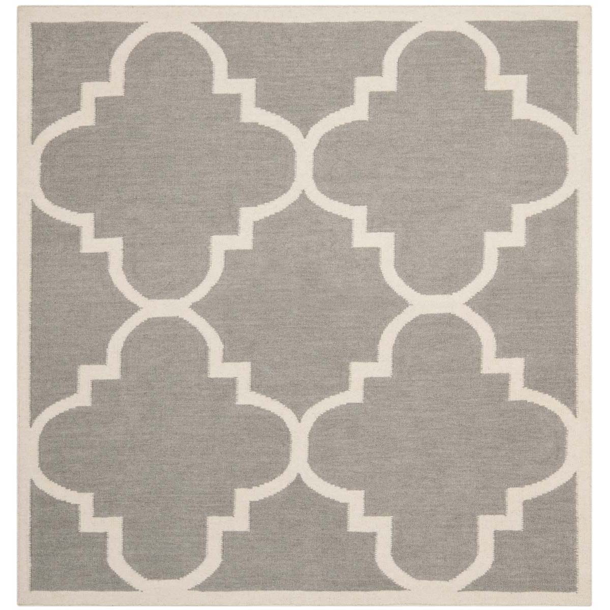 Safavieh Dhurries 633 Rug, DHU633 - Grey / Ivory