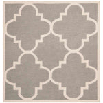 Safavieh Dhurries 633 Rug, DHU633 - Grey / Ivory