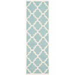 Safavieh Dhurries 633 Rug, DHU633 - Light Blue / Ivory