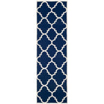 Safavieh Dhurries 633 Rug, DHU633 - Navy / Ivory