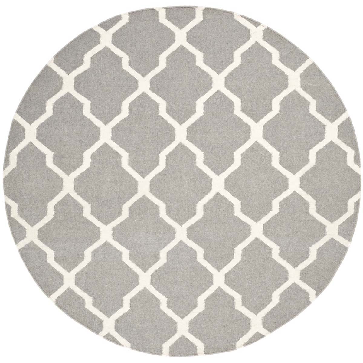 Safavieh Dhurries 634 Rug, DHU634 - Grey / Ivory